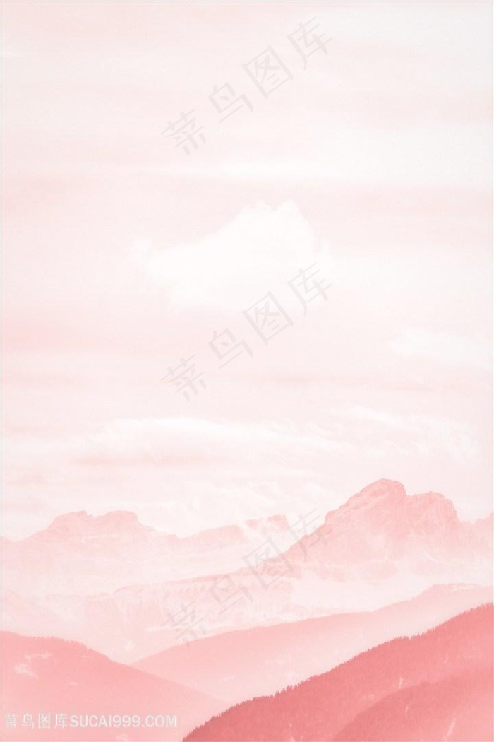 淡雅粉色水彩背景