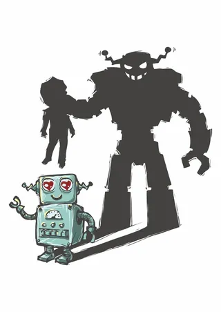 机器人外星人 影子