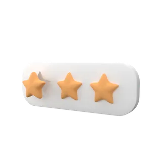 星星简约3D数据png图标素材