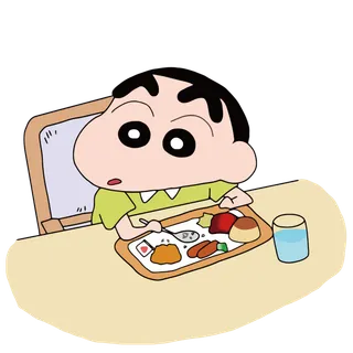 蜡笔小新可爱动画人物免扣素材