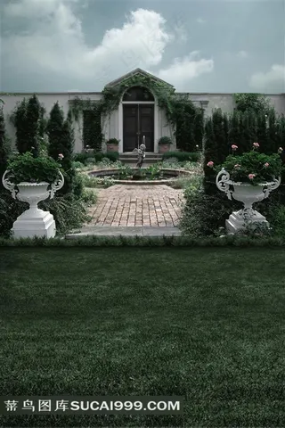 园林风光摄影背景图片