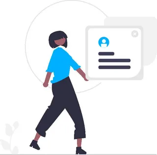 2.5d个人信息插画小图标素材