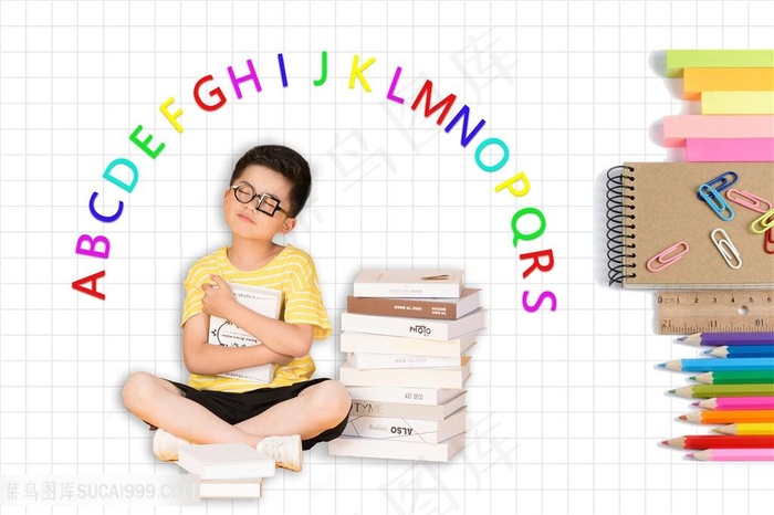 学英语的小朋友