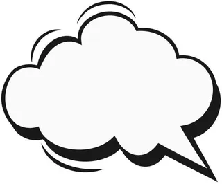 语音气球 PNG免抠