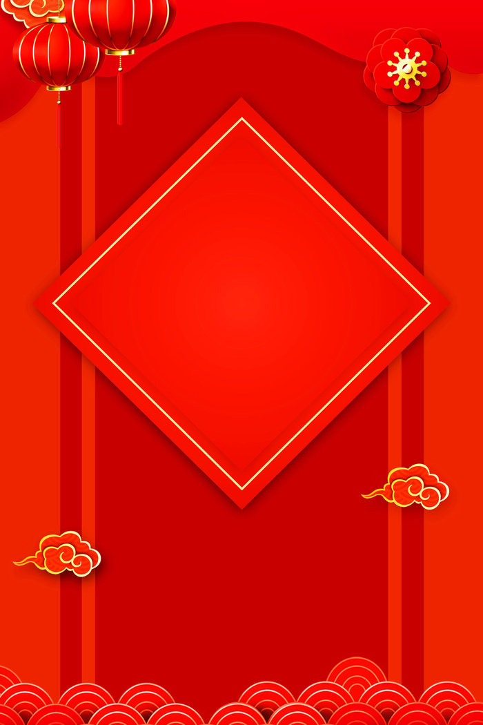 新年春节喜庆摄影楼背景图设计素材(4724x7087)psd模版下载
