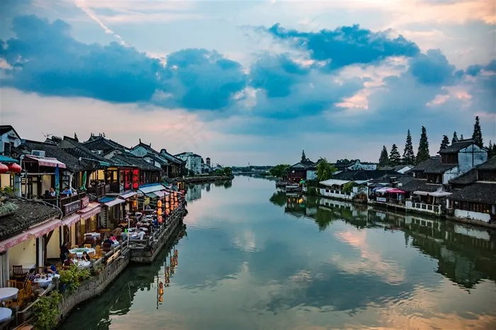 旅游度假朱家角古镇建筑
