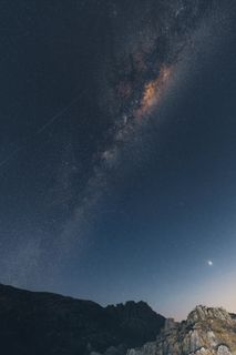 黑色星空摄影素材