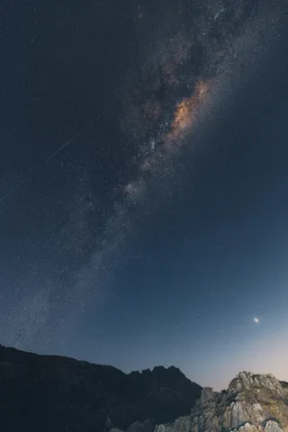 黑色星空摄影素材