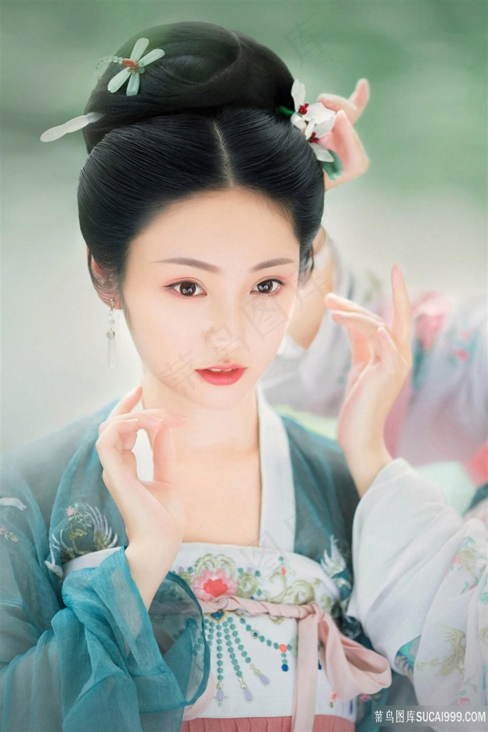 高清古装汉服美女图片素材