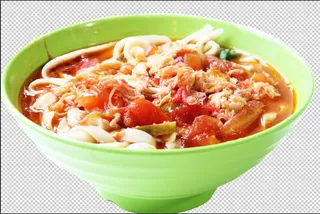 番茄鸡蛋面免扣元素素材