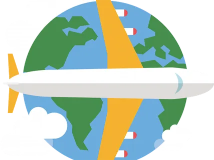 飞机地球素材旅游