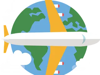 飞机地球素材旅游