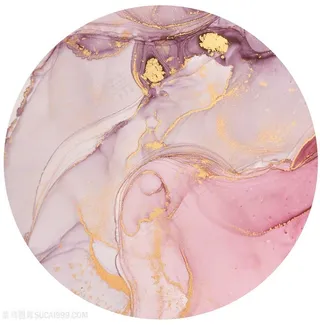 高清金粉水彩晕染画芯背景图片