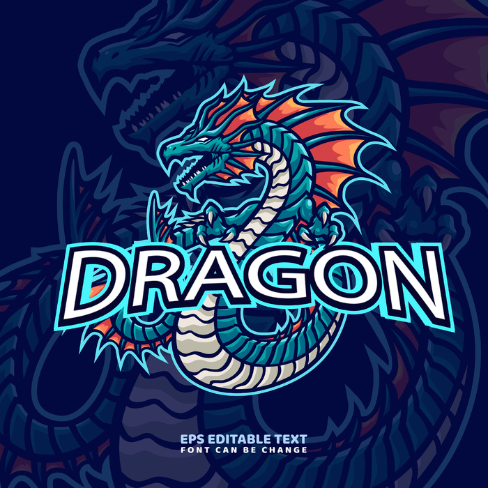 神龙标识logo设计-3