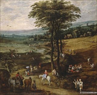 勃鲁盖尔 · 埃尔维霍，简，妈妈，在埃尔坎普的生活