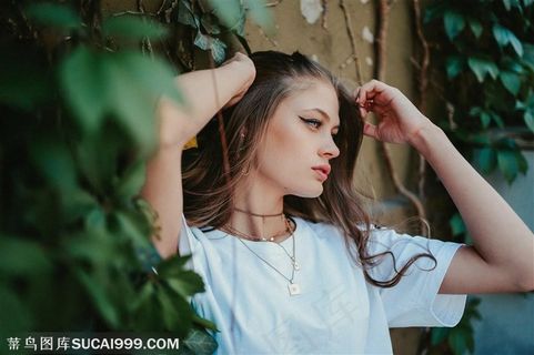欧美文艺美女写真图片