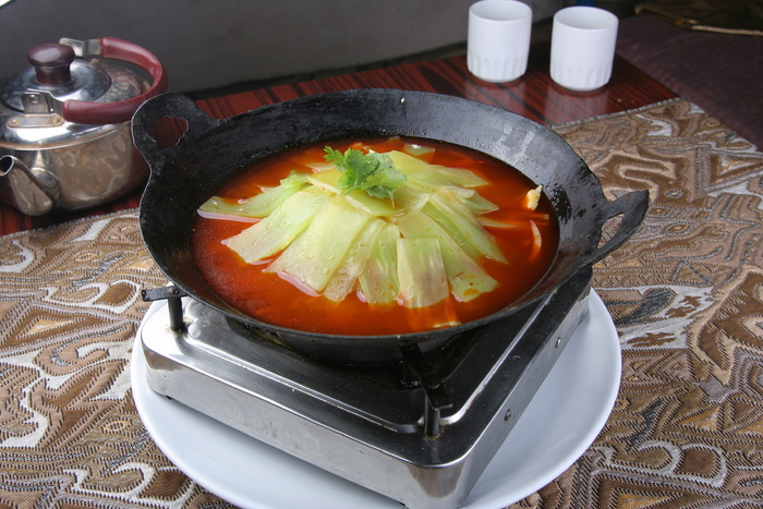 干锅脆笋