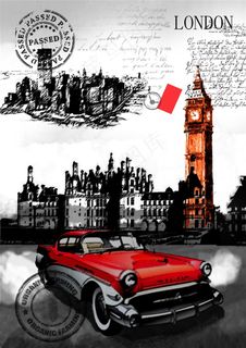 创意复古欧洲海报