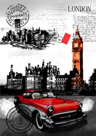 创意复古欧洲海报