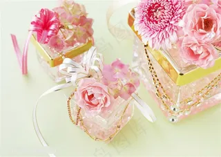 粉色花朵特写节日素材高清图片