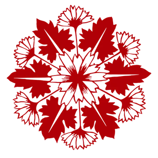 红色喜庆简约风传统吉祥纹样纹路纹理免扣PNG素材图片 (59)