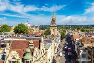 牛津的全景视图