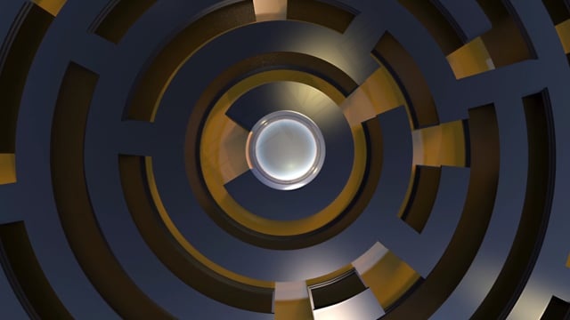 迷宫, *, 出路, 寻找, 形象的, 界, 冥想, 小路