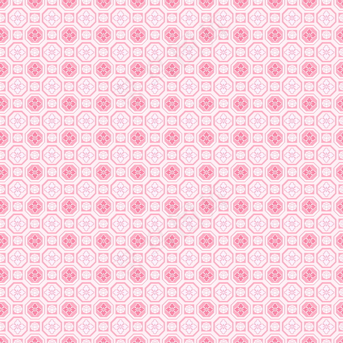 传统粉色花纹素材图片