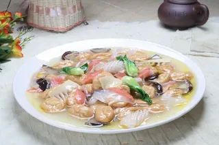 Q海鲜口袋豆腐 22元