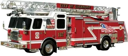 消防车 PNG免抠(450x196)