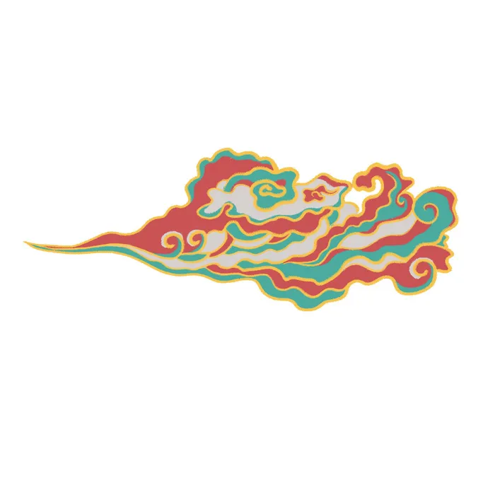 中国风中式国潮敦煌云纹祥云插画图案云朵云彩元素PSDAI设计素材psd模版下载