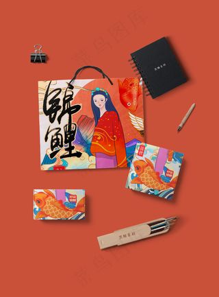 国潮风中式文创智能样机