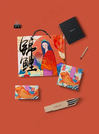 国潮风中式文创智能样机