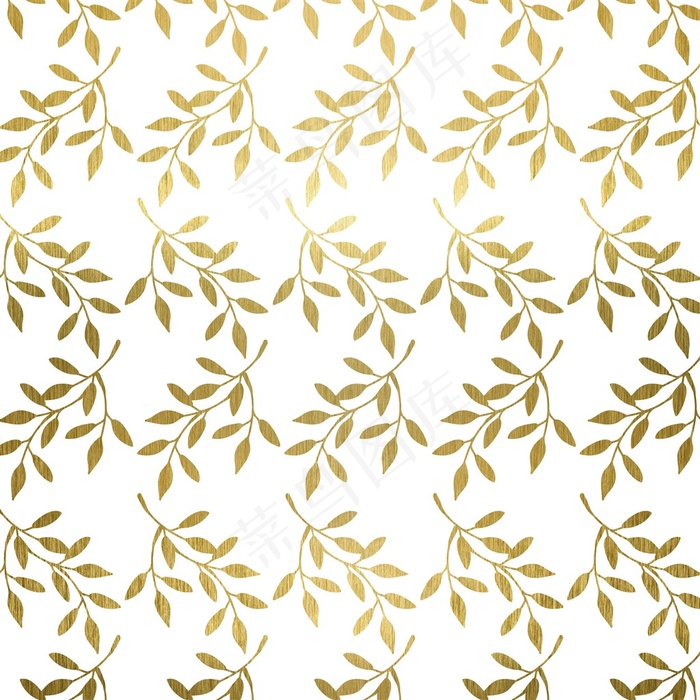 精美金色花纹底纹背景素材大图