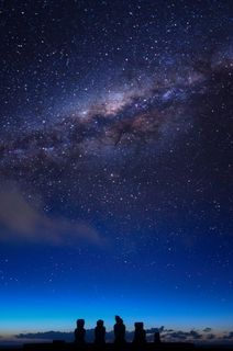 唯美深色银河星空图片 唯美深色银河星空图片