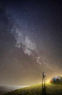 唯美天空背景PSD分层素材