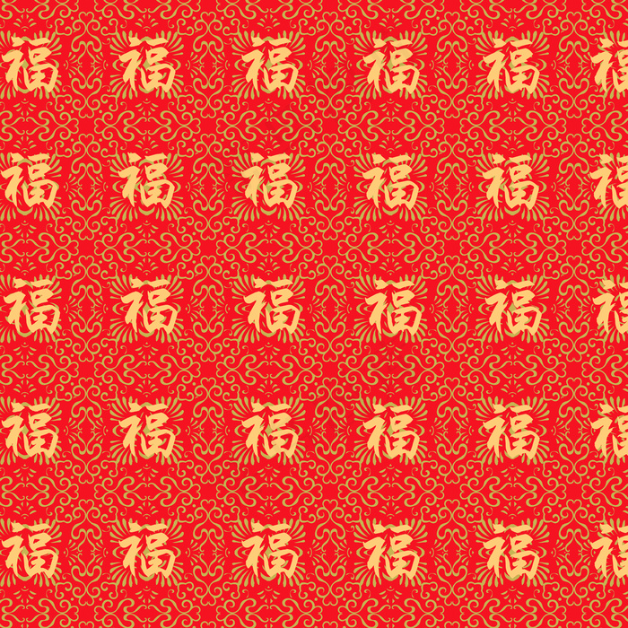 全部福字图片背景