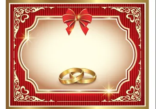 祝贺婚礼结婚卡素材