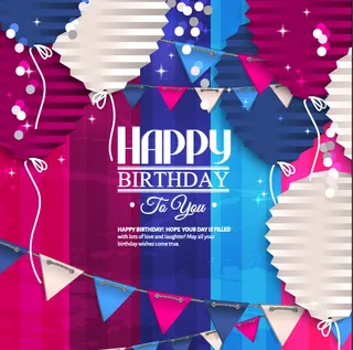 设计儿童生日背景