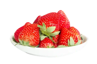 一盘草莓实拍素材 免扣