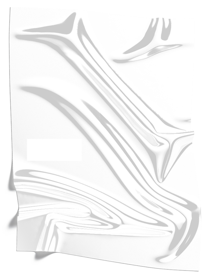 透明塑料薄膜褶皱塑封酸性风赛博朋克海报设计元素_PNG免扣