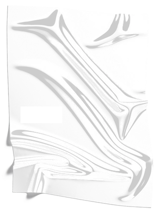 透明塑料薄膜褶皱塑封酸性风赛博朋克海报设计元素_PNG免扣