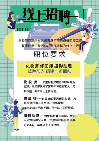 线上招聘素材