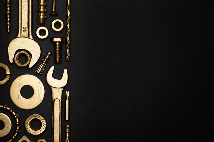 拧紧, Pin, 工程, 金, 金的