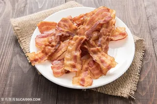 烤肉片特写高清图