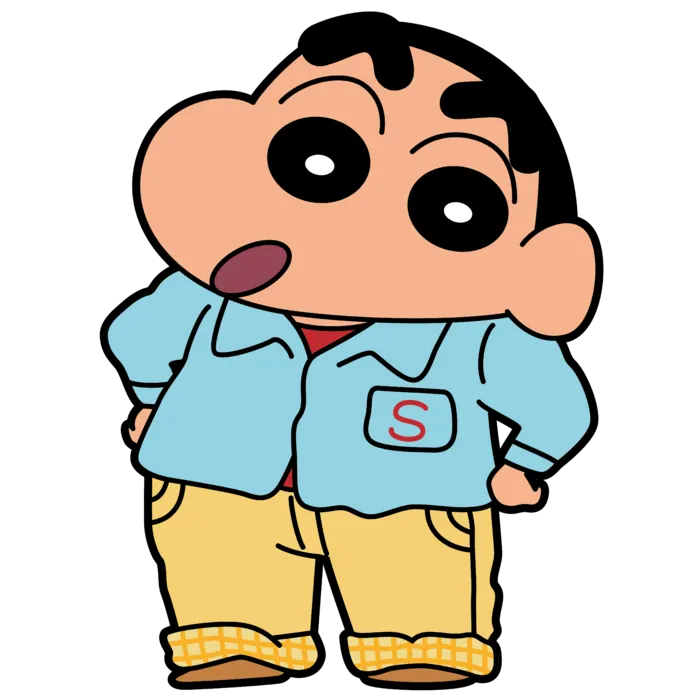 蜡笔小新可爱人物免扣素材