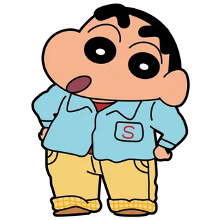 蜡笔小新可爱人物免扣素材