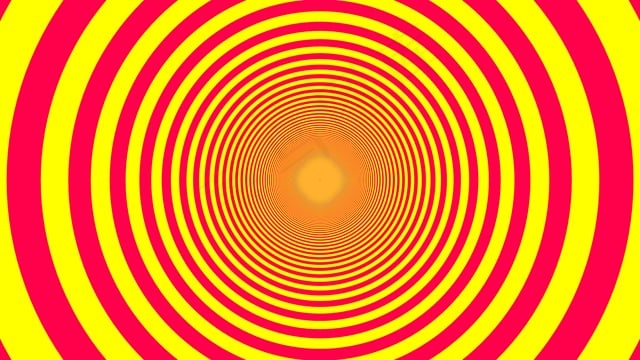 环形, 隧道, 黄色, 红色, 永远, 吊环, 颜色, 通告