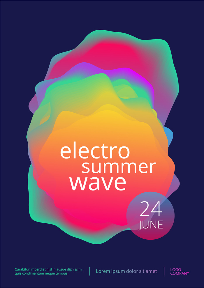 蒸汽波抽象背景