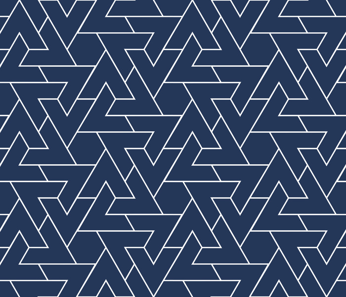 古典线条底纹蓝色设计背景